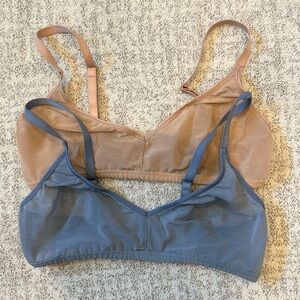 Negative Underwear Sieve Non-wire Bra, 2 Slate & Buff